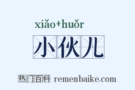 小伙儿是什么意思的图片